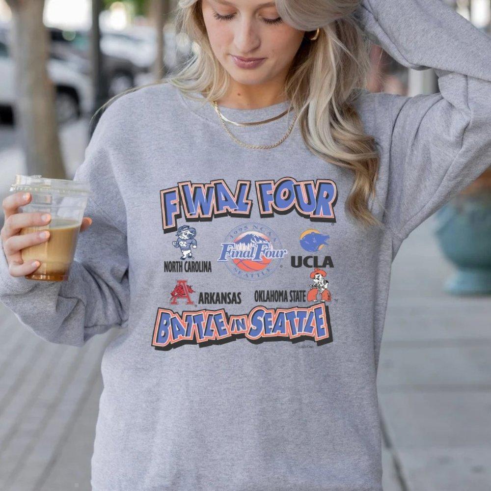 NCAA Final Four Collegiate Logo Athletic Sports Unisex Sweater